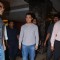 Aamir Khan were present at the first look of their movie "3 Idiots" held at Metro Big Cinemas in Mumbai