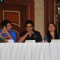 Sharman Joshi, R Madhavan and Kareena Kapoor at the press meet of 3 IDIOTS