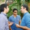 Sharman Joshi and R Madhvan at 3 Idiots Promotional Eevent in Radio Mirchi