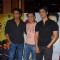 Bollywood actors Madhwan, Aamir Khan and Sharman Joshi at the press meet of "3 Idiots" at Taj Land''s End