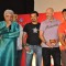 Javed Akhtar, Shankar Mahadevan, Ehsaan, Loy and Farhan Akhtar at "Karthik Calling Karthik Film Music Launch" in Cinemax