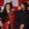 Bollywood actors Arshad Warsi and Vidya Balan during a promotional event for film Ishqiya in New Delhi on Thursday