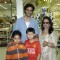 Bollywood actor Kunal Kapoor with guests at the launch of "Tresorie" store in Oberoi Mall