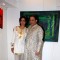 Anup Jalota with wife Medha at The ''Hang'' instrument is made in Switzerland