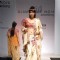 Carol Gracias walks the ramp for Umair Zafar show at Rennaisance Club