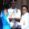 The President, Pratibha Devisingh Patil presenting Padma Bhushan Award to AR Rahman, at Rashtrapati Bhavan,on Wednesday