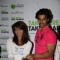 Bollywood actors Kunal Kapoor and Diana Hayden launch "Take Care Take Charge Campaign" at Times of India Building