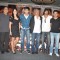 Katrina Kaif, Ranbir Kapoor, director Prakash Jha, Arjun Rampal and Manoj Bajpayee, at a press meet for film "Rajneeti" in JW Marriott, Mumbai