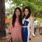 Sagarika Ghatge and Poonam Dhillon at the Mahurat of ''One & Only''