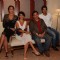 Rishi, Esha Deol and Arjan Bajwa on the sets of Tell Me O Khuda at Filmcity