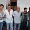 Ashish Chaudhary, Sanjay Dutt, Arshad Warsi and Ritesh Deshmukh at Double Dhamaal film launch at Mehboob