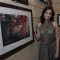 Dia Mirza inaugurates Pankaj Parashar's painting exhibitionn at Out of the Blue, Bandra, Mumbai, Wednesday Night