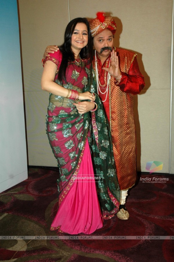 Muskaan and Rakesh at launch of two new shows Ring Wrong Ring and Gili Gili Gappa at Westin Hotel