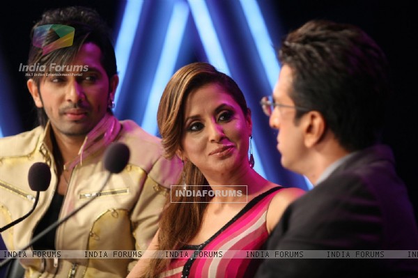 Urmila, Terrence and Javed as a judge on Chak Dhoom Dhoom 2 - Team Challenge