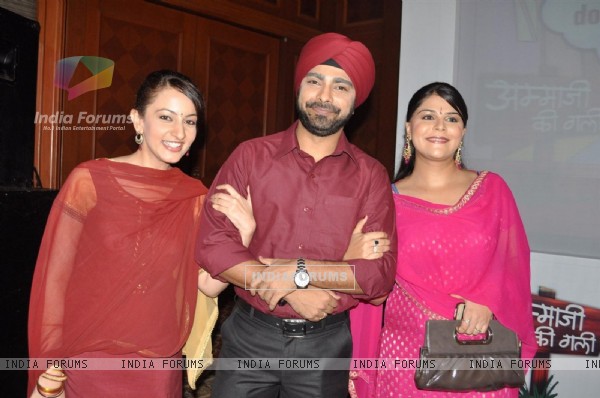 Upasana Shukla and Abir Goswami at launch of SAB TV serial Ammaji Ki Galli at JW Marriott