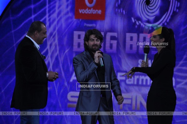 Sonam Kapoor and Neil Nitin Mukesh on the sets of Bigg Boss