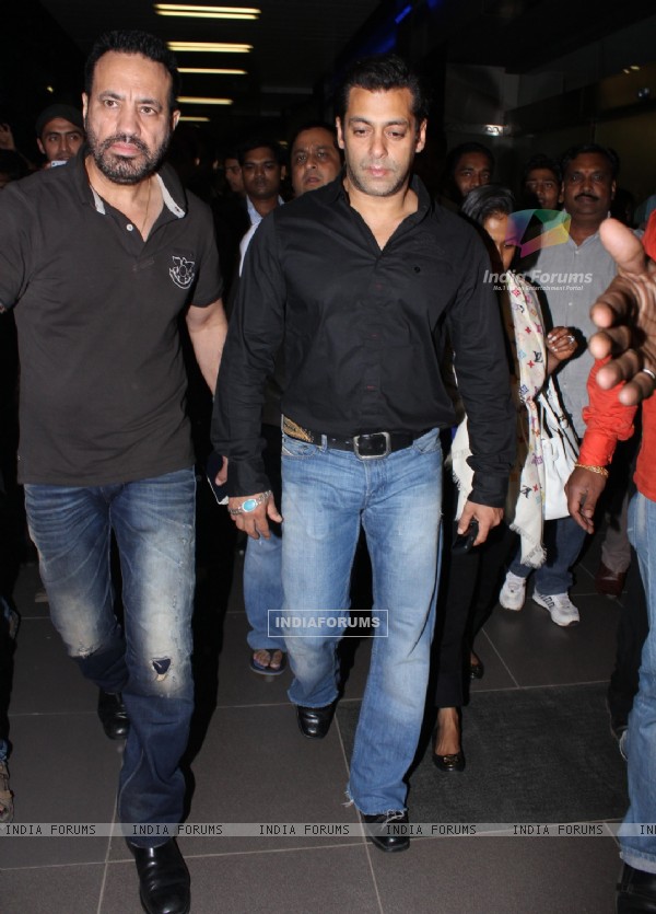 Salman Khan snapped at Mumbai International Airport