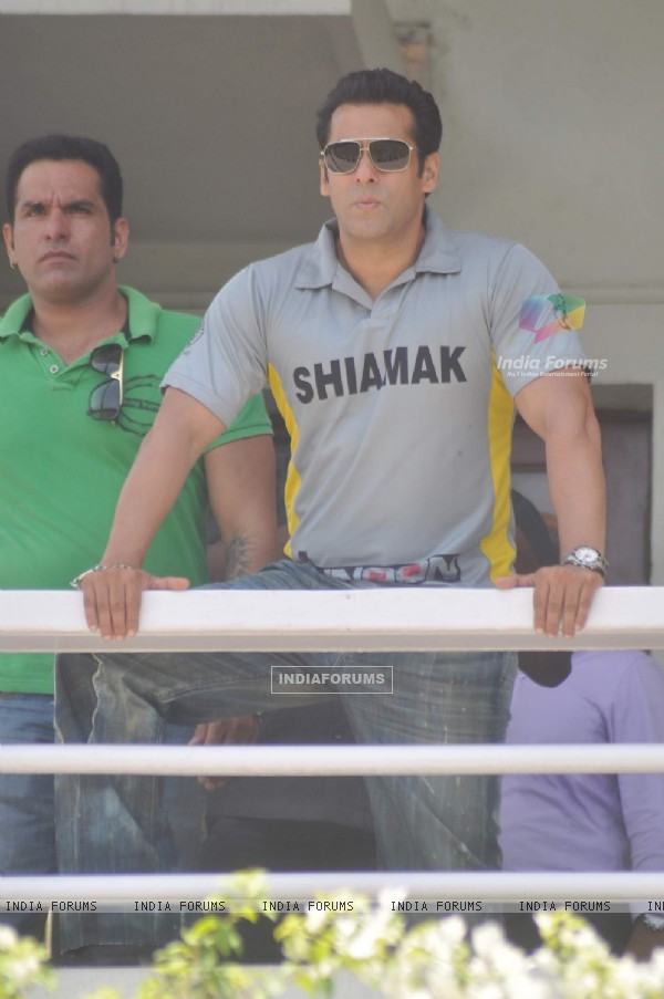 Actor Salman Khan at the Junnon match organised by Roataract Club of HR College in Mumbai