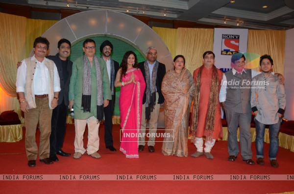 Askit Kumar Modi, Shailesh Lodha, Neha Mehta with the Hasya Kavis at Waah Waah Kya Baat Hai