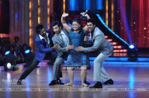 Film Promotion Barfi on Set Jhalak Dikhhla Jaa