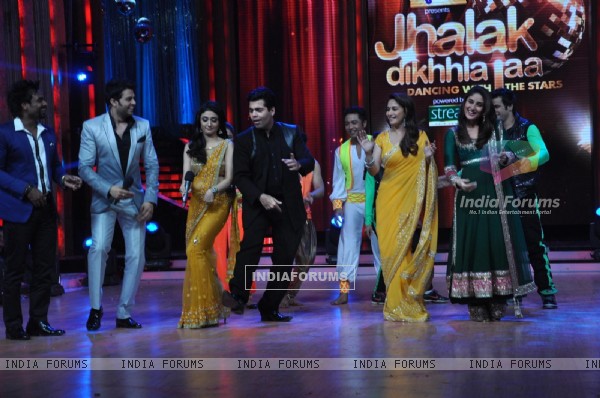 Film Promotion Heroine on Set Jhalak Dikhhala Jaa