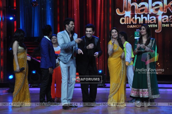 Film Promotion Heroine on Set Jhalak Dikhhala Jaa