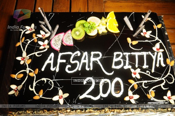 200 episodes completion of show Afsar Bitiya