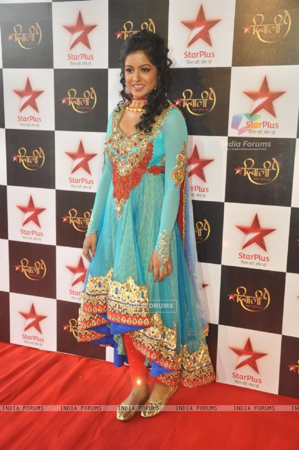 Ishita Dutta at the Star Plus Diwali TV show