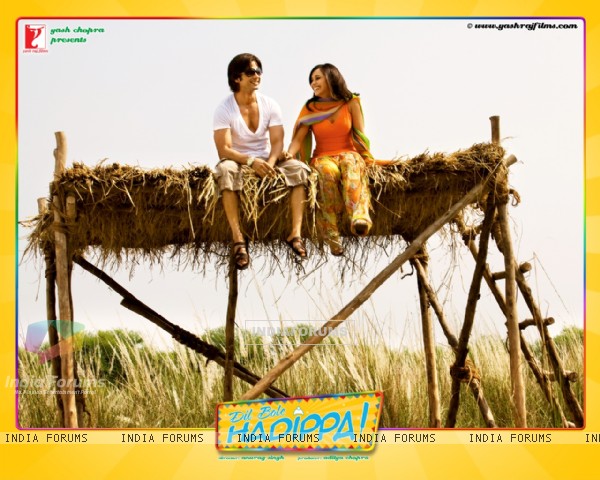 Dil Bole Hadippa movie wallpaper with Shahid and Rani