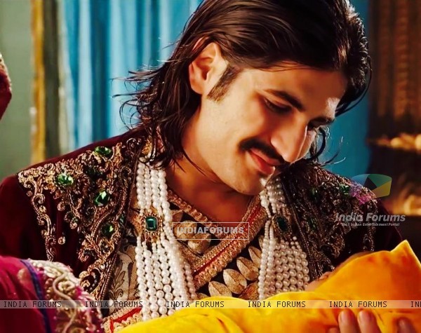 Jalal Akbar with Bakshi bano's baby